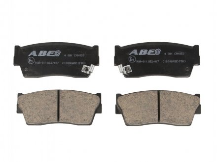 Дисковые тормозные колодки (передние) ABE C18006ABE (фото 1)