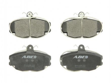 Дисковые тормозные колодки (передние) ABE C1C001ABE (фото 1)