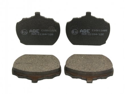 Дисковые тормозные колодки (передние) ABE C1G011ABE (фото 1)