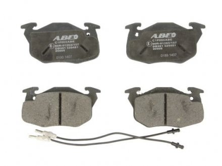 Дисковые тормозные колодки (передние) ABE C1P005ABE (фото 1)