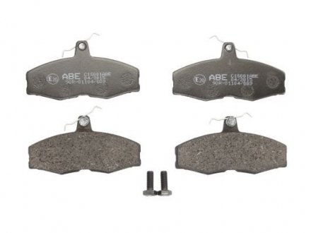 Дисковые тормозные колодки (передние) ABE C1S001ABE (фото 1)