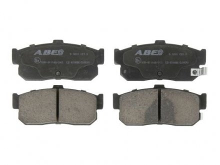Дисковые тормозные колодки (задние) ABE C21030ABE (фото 1)