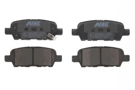 Дисковые тормозные колодки (задние) ABE C21042ABE (фото 1)