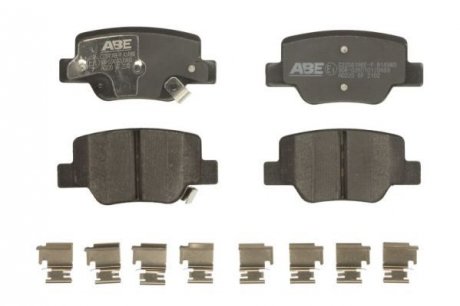 Дисковые тормозные колодки (задние) ABE C22041ABE (фото 1)