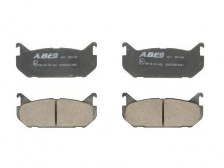 Дисковые тормозные колодки (задние) ABE C23007ABE (фото 1)
