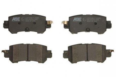 Дисковые тормозные колодки (задние) ABE C23018ABE (фото 1)