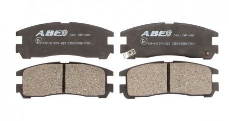 Дисковые тормозные колодки (задние) ABE C25003ABE (фото 1)