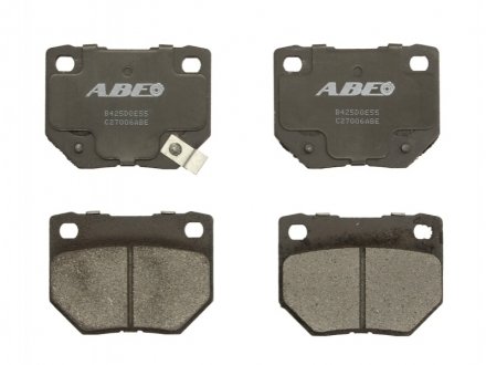 Дисковые тормозные колодки (задние) ABE C27006ABE (фото 1)
