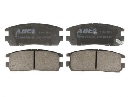 Дискові гальмівні колодки (задні) ABE C29001ABE (фото 1)
