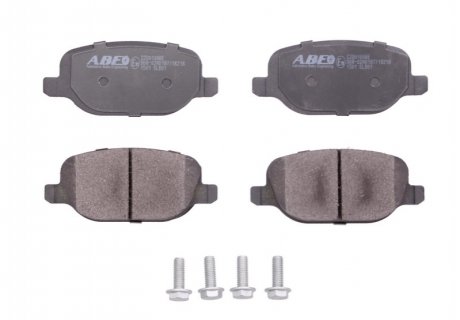 Дисковые тормозные колодки (задние) ABE C2D010ABE (фото 1)