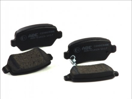 Дисковые тормозные колодки (задние) ABE C2X009ABE (фото 1)