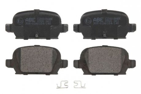 Дисковые тормозные колодки (задние) ABE C2X018ABE (фото 1)