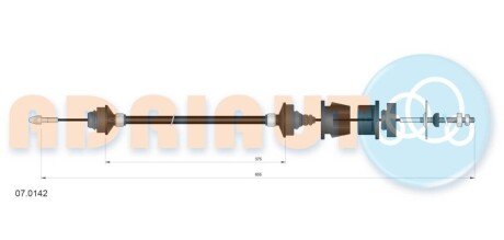 Трос сцепления 07.0142
