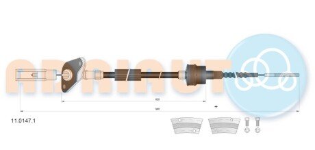 Трос сцепления 11.0147.1
