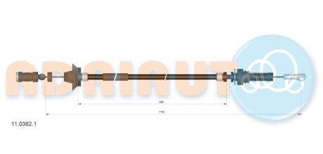 Тросик акселератора Adriauto ADRIAUTO 11.0362.1