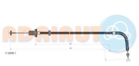 Трос газу 11.0399.1