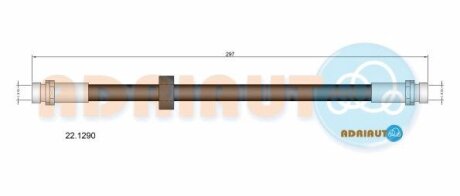 ADRIAUTO шланг гальм. задн. лів. MAZDA TRIBUTE -08 22.1290