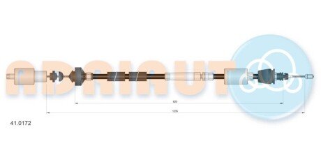 Трос сцепления 41.0172