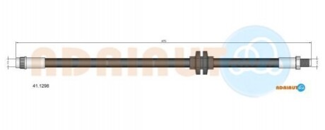 ADRIAUTO RENAULT Шланг торм пер. (без ESP) Duster 04- 41.1298