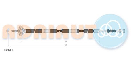 Тросик гальма стоянки Adriauto 52.0254