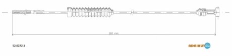 Трос зупиночних гальм Adriauto 52.0272.1 (фото 1)