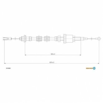 Тросик зчеплення Adriauto 57.0102