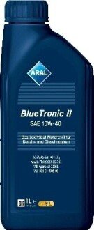 Олива двигуна 1L BlueTronic II 10W40 ARAL 15F46E (фото 1)