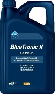 Олива двигуна 5L Aral BlueTronic II 10W40 15F471