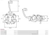 Статорна обмотка+щ│ткотримач VA-12V, do As-pl SF3033S (фото 5)