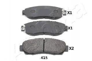 Дисковые тормозные колодки (передние) ASHIKA 50-04-415 (фото 1)