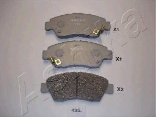 Дисковые тормозные колодки (передние) ASHIKA 50-04-435 (фото 1)