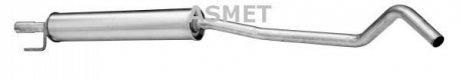Передній глушник,випускна сист Asmet 05.145 (фото 1)