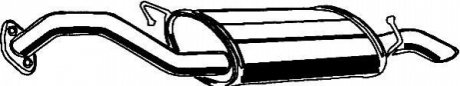 Глушитель (задняя часть) Asmet 28.012 (фото 1)