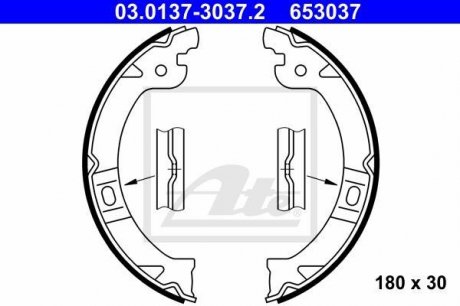 Гальмівні накладки 03.0137-3037.2