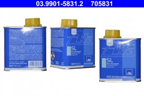 Тормозная жидкость SL DOT 4   0,5 L 03.9901-5831.2