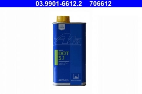 Жидкость тормозная "DOT 5.1", 1л ATE 03990166122 (фото 1)