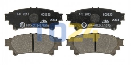 Дисковые тормозные колодки (задние) ATE 13.0460-5635.2 (фото 1)