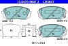 Гальмівні колодки, дискові ATE 13.0470-5647.2 (фото 1)