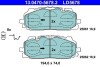 Дисковые тормозные колодки (передние) ATE 13.0470-5678.2 (фото 1)