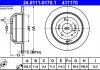 Тормозной диск (задний) ATE 24.0111-0170.1 (фото 1)
