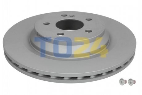 Тормозной диск (задний) ATE 24.0124-0212.1 (фото 1)