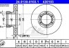 Гальмівний диск (передній) ATE 24.0130-0103.1 (фото 1)
