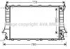 Радиатор охлаждения двигателя AVA COOLING AIA2084 (фото 1)