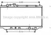 Радіатор охолодження двигуна AVA COOLING MZ2098 (фото 1)