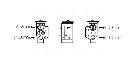 Розширювальний клапан AVA COOLING AI1351 (фото 1)