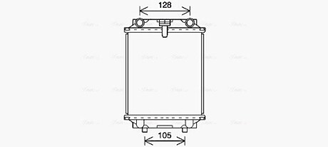 AVA AUDI Радіатор системи охолодження двигуна SEAT, SKODA, VW AI2415