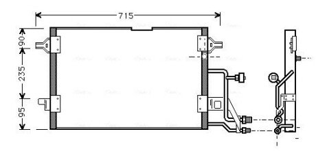 Радиатор кондиционера AI 5116