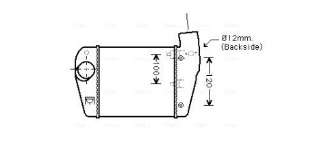 AVA AUDI Інтеркулер A6 2.0TDI 04- AIA4350