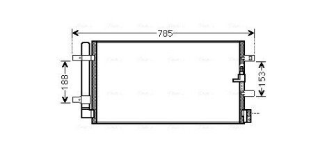 Радіатор кондиціонера AIA5360D