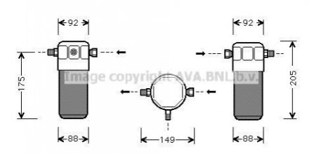 Осушувач,кондиціонер AVA COOLING AID032 (фото 1)